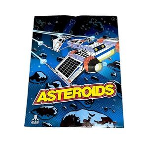 Atari Asteroids Video Game Poster 16" x 24" RARE Copyright 1979